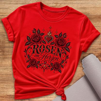Rosen Im Herzen T-Shirt