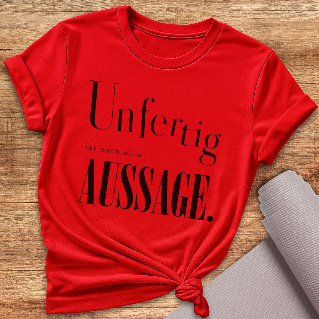 Unfertig T-Shirt