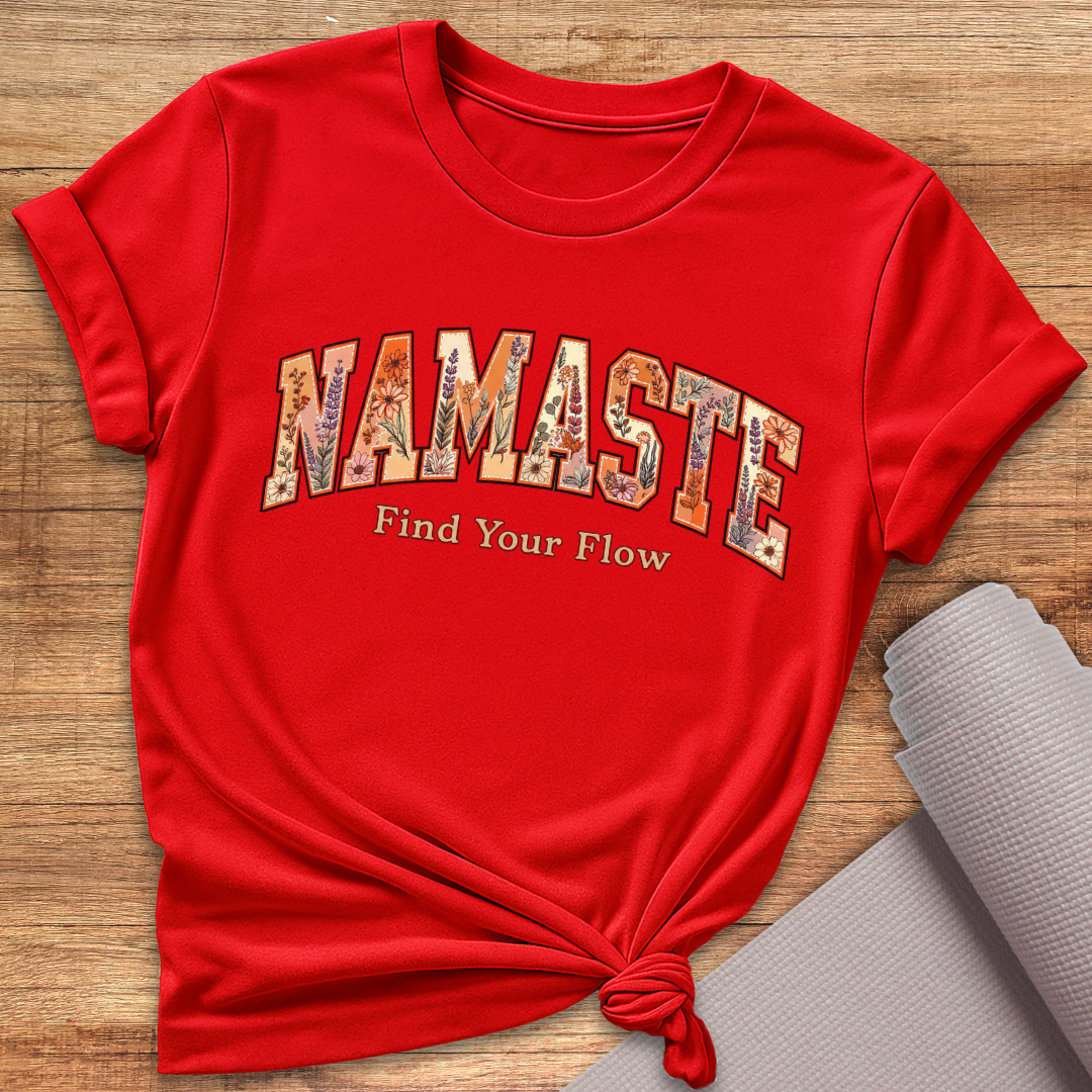 Namaste In Blumen T-Shirt