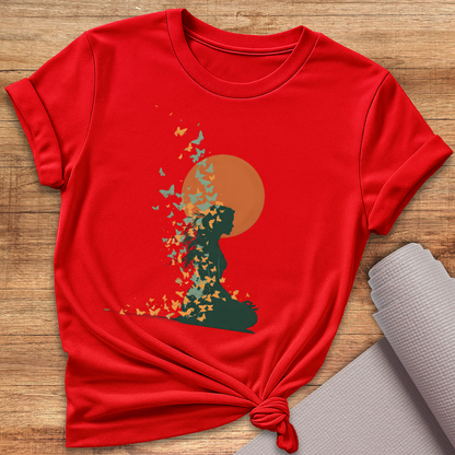 Schmetterling Meditation T-Shirt