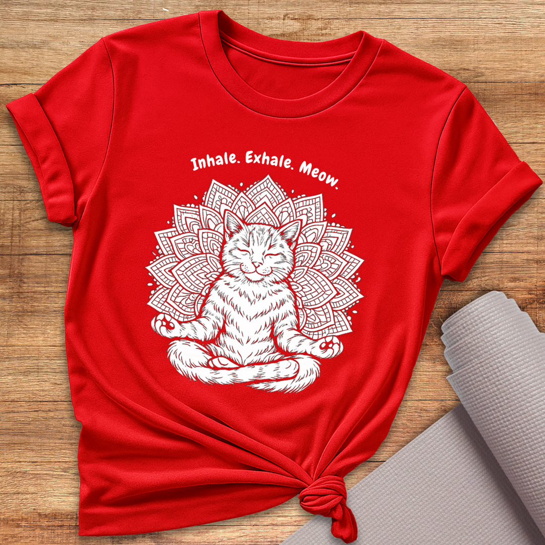 Inhale Exhale Meow T-Shirt