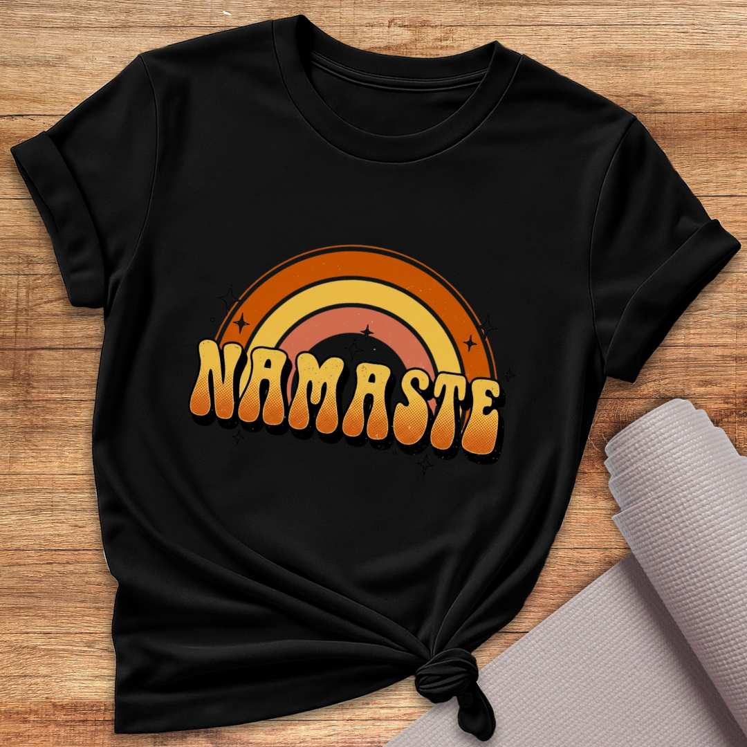Namaste Regenbogen T-Shirt