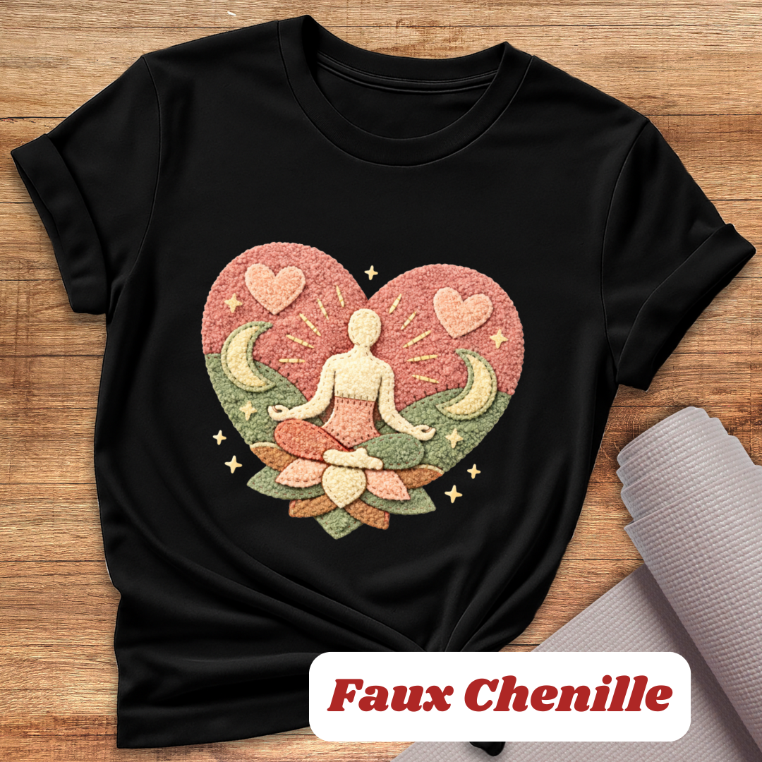Yoga Faux Chenille T-Shirt