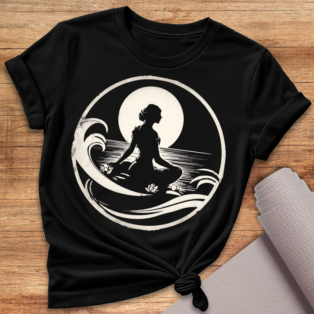 Frau Am Wasser T-Shirt