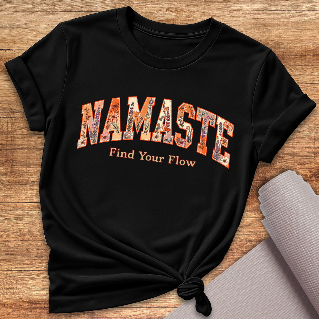 Namaste In Blumen T-Shirt