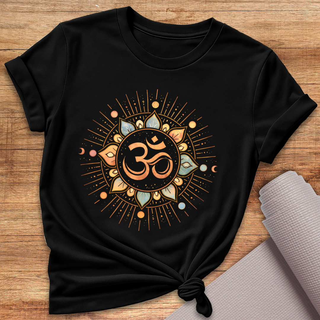 Goldenes Om T-Shirt