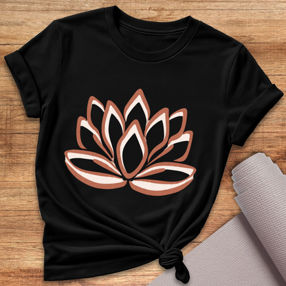 Kupfer Lotus T-Shirt