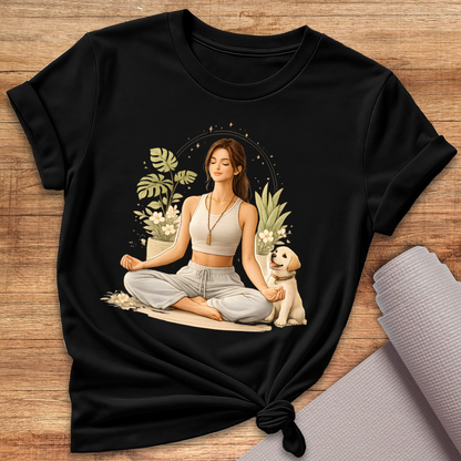 Yoga Hund T-Shirt