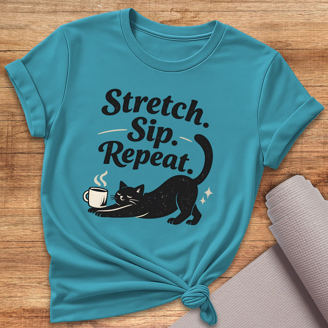 Stretch Sip Repeat T-Shirt