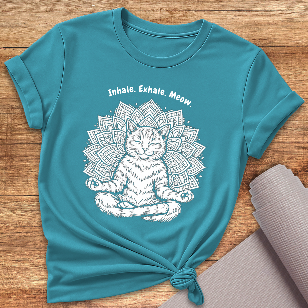 Inhale Exhale Meow T-Shirt