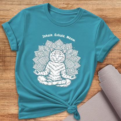 Inhale Exhale Meow T-Shirt