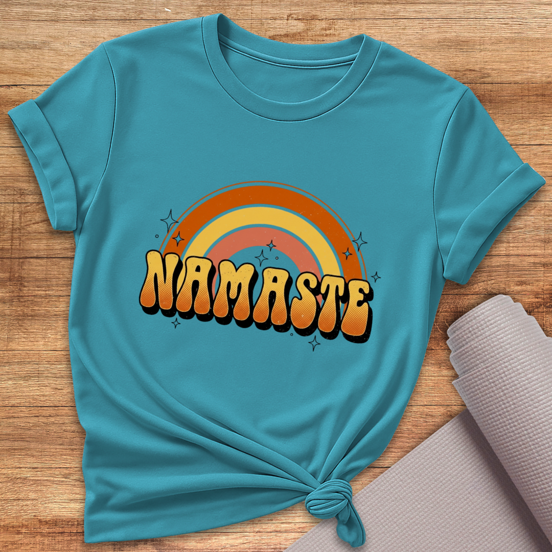 Namaste Regenbogen T-Shirt