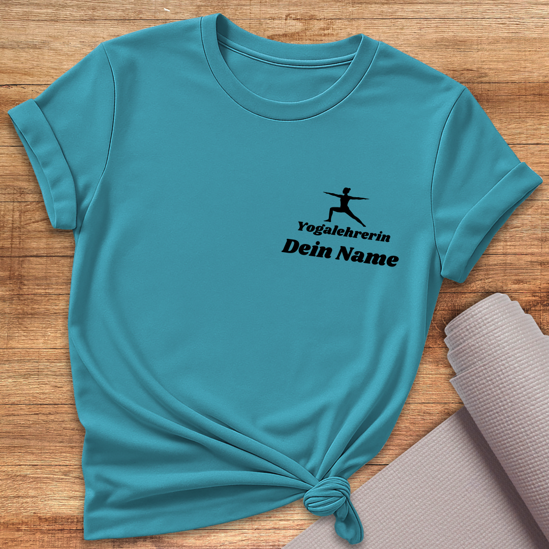 Personalisiertes T-Shirt für Yogalehrerin