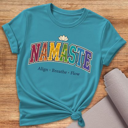 Namaste Regenbogen T-Shirt