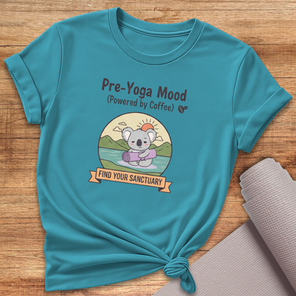 Pre-Yoga Coffee T-Shirt