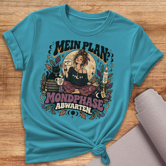 Mondphase Abwarten T-Shirt