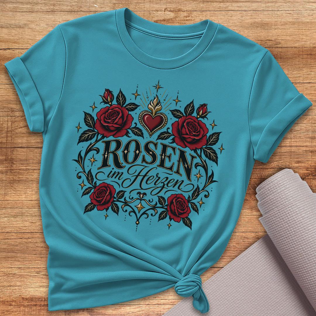 Rosen Im Herzen T-Shirt