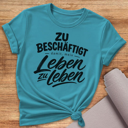 Leben Zu Leben Schwarz T-Shirt