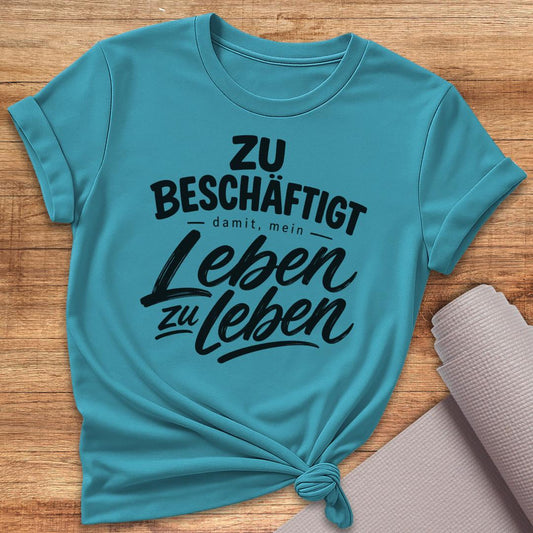 Leben Zu Leben Schwarz T-Shirt