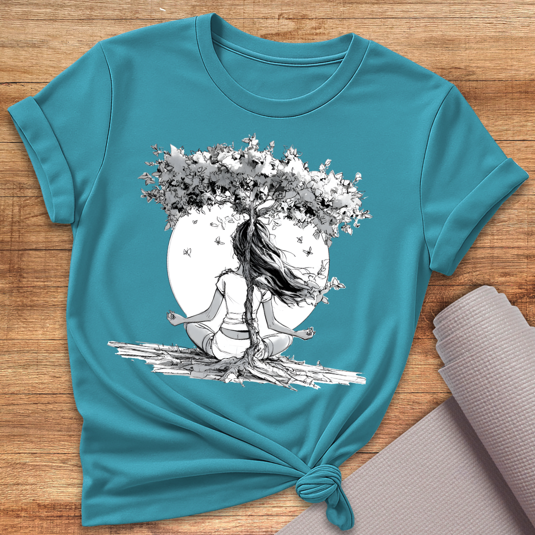 Black White Tree T-Shirt