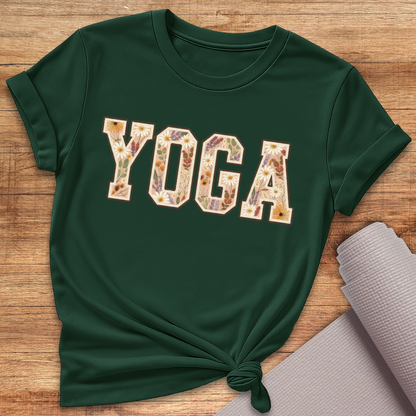 Floral Yoga T-Shirt