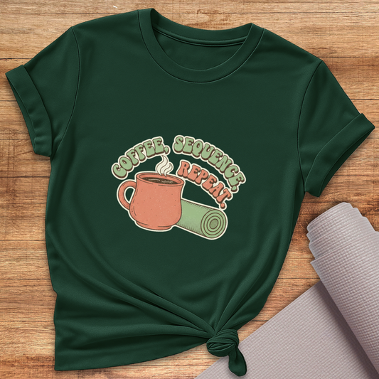 Coffee Sequence Repeat T-Shirt
