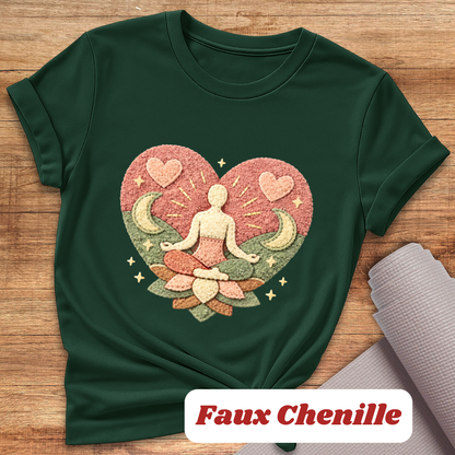 Yoga Faux Chenille T-Shirt