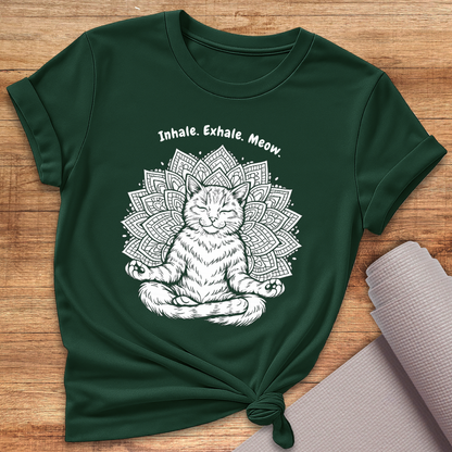 Inhale Exhale Meow T-Shirt