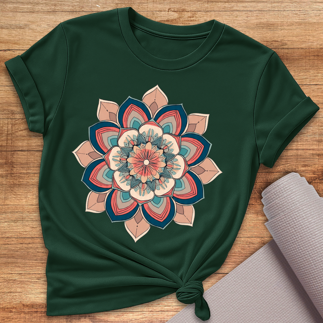 Bunte Mandala T-Shirt