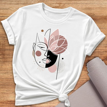 Gesicht Im Lotus T-Shirt