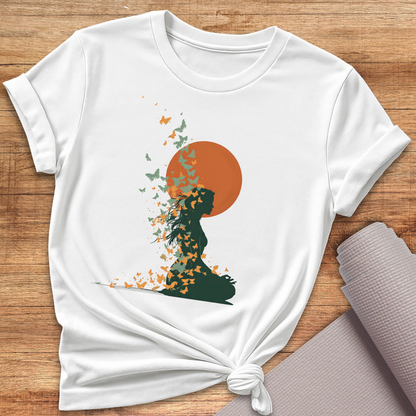 Schmetterling Meditation T-Shirt