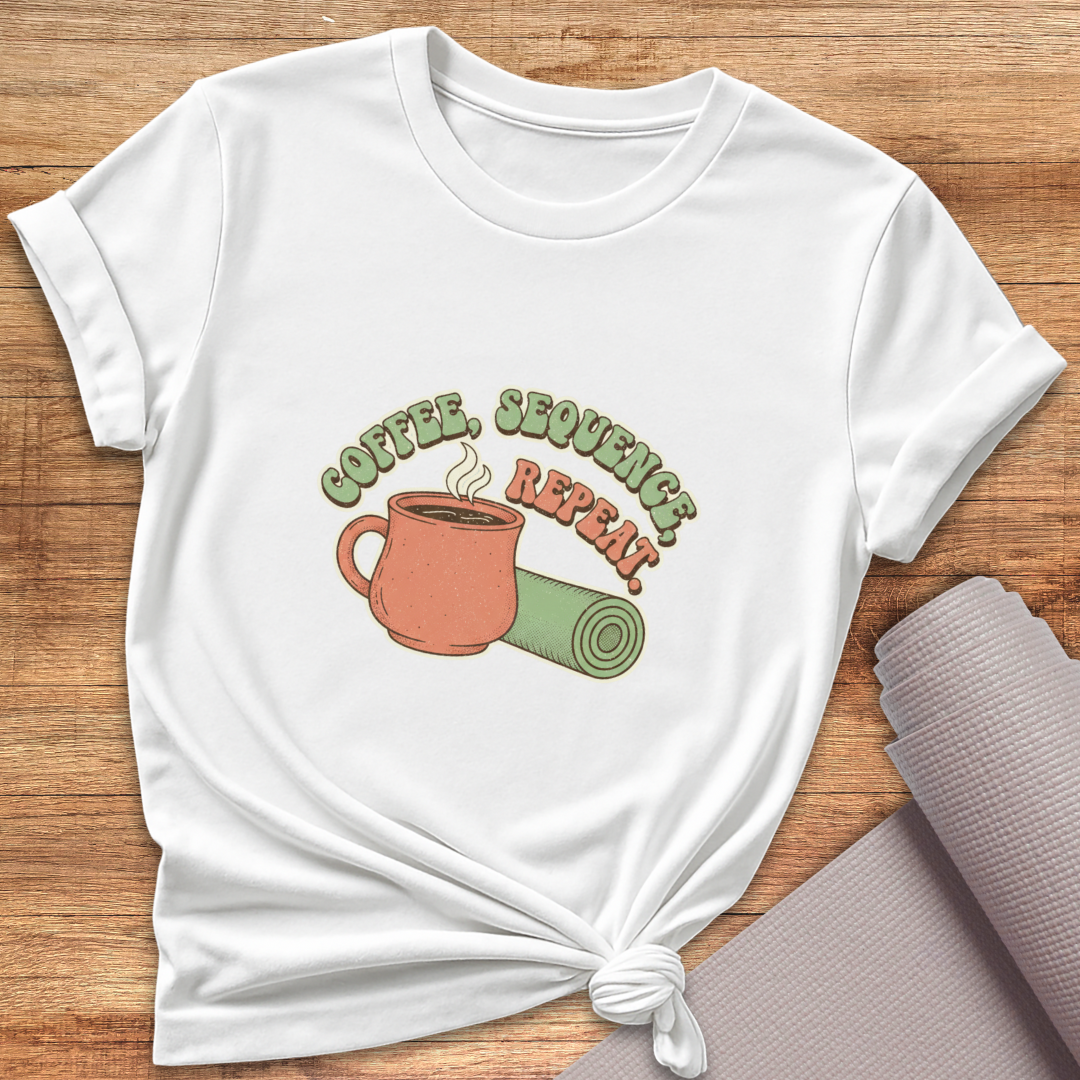 Coffee Sequence Repeat T-Shirt