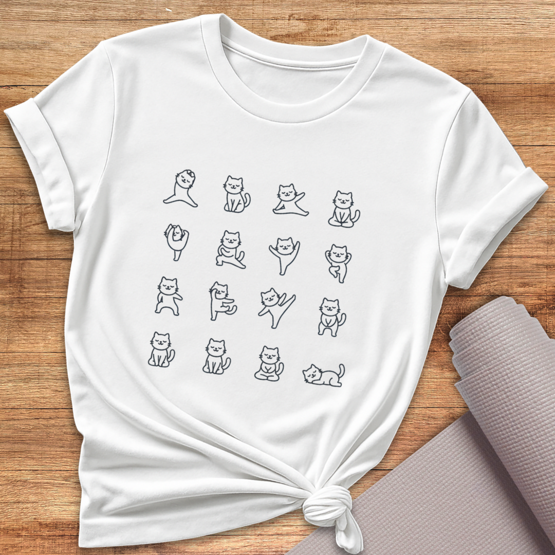 Katzen & Yoga T-Shirt