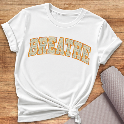 Breathe Grün Gelb T-Shirt