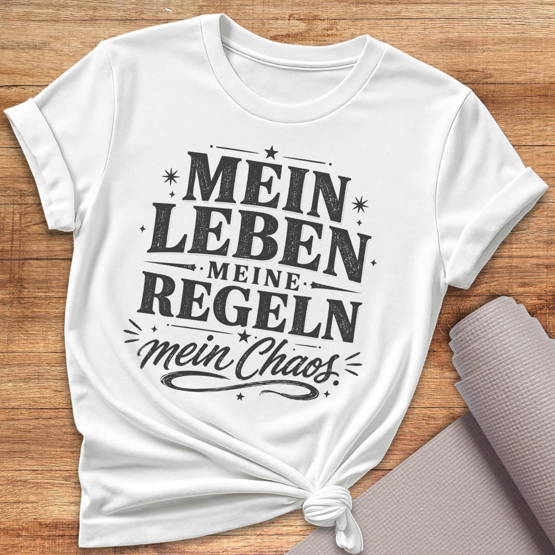 Mein Chaos Schwarz T-Shirt