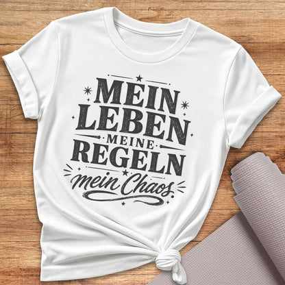 Mein Chaos Schwarz T-Shirt