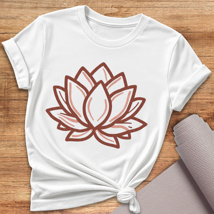 Rosegold Lotus T-Shirt