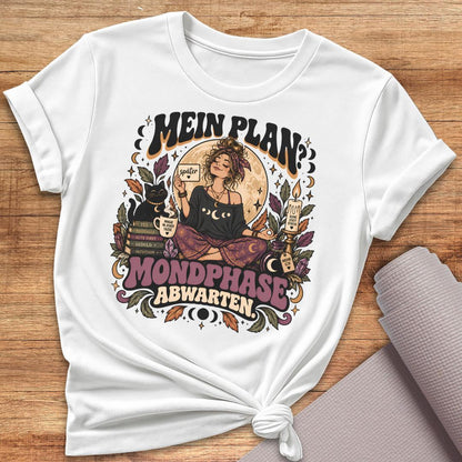 Mondphase Abwarten T-Shirt