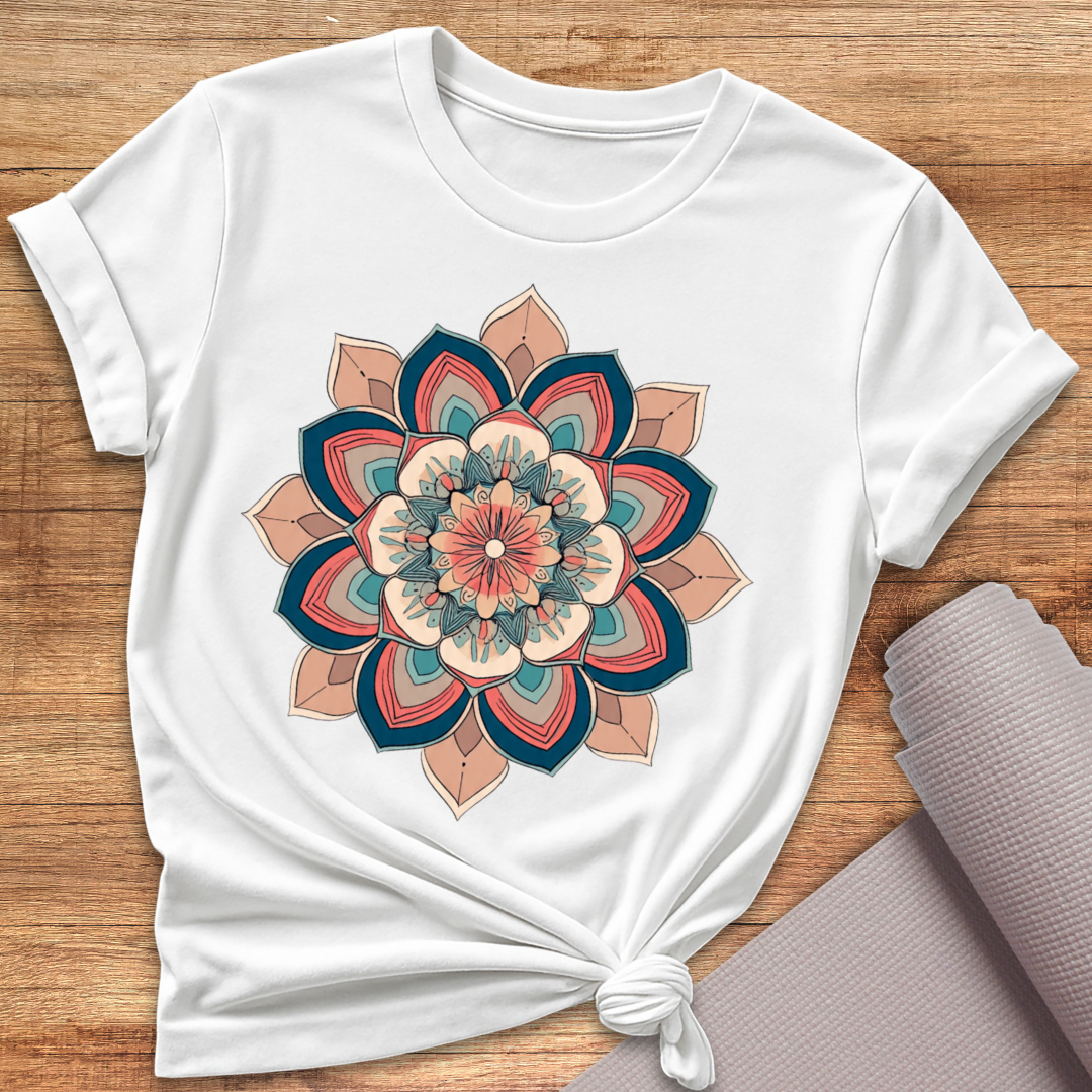 Bunte Mandala T-Shirt