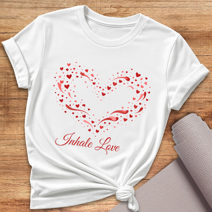 Inhale Herzen T-Shirt