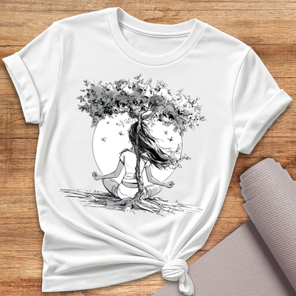 Black White Tree T-Shirt