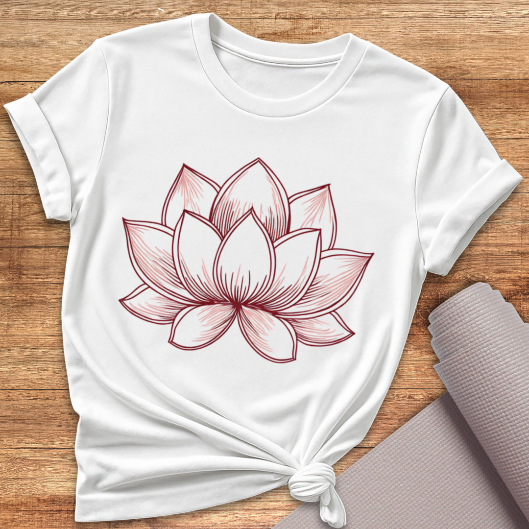 Sketch Lotus T-Shirt