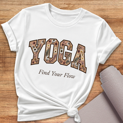 Yoga Blümchen T-Shirt