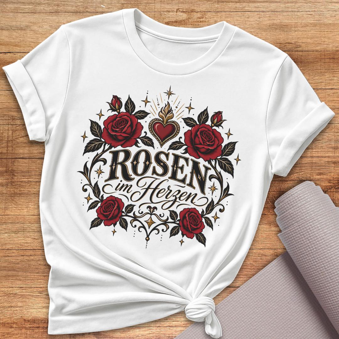 Rosen Im Herzen T-Shirt